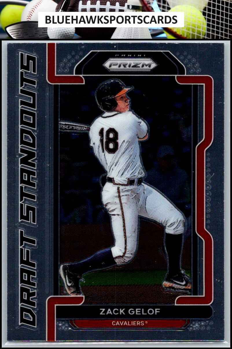 2021 Panini Prizm Draft Picks #DS-ZG Zack Gelof Draft Standouts