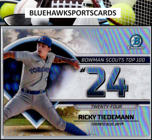2023 Bowman #BTP-24 Ricky Tiedemann Bowman Scouts Top 100