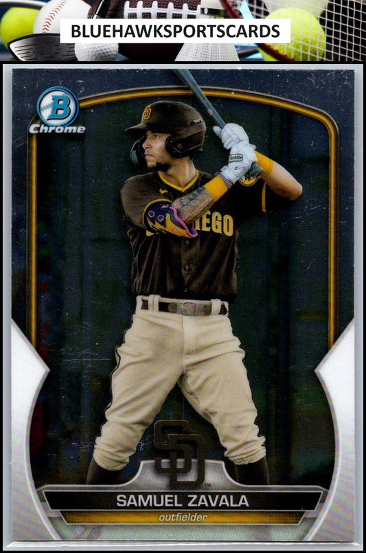 2023 Bowman #BCP-75 Samuel Zavala Chrome Prospects
