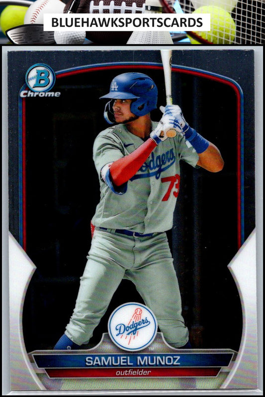 2023 Bowman #BCP-80 Samuel Munoz Chrome Prospects