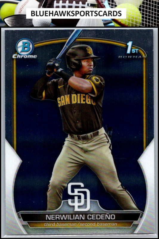 2023 Bowman #BCP-81 Nerwilian Cedeno Chrome Prospects
