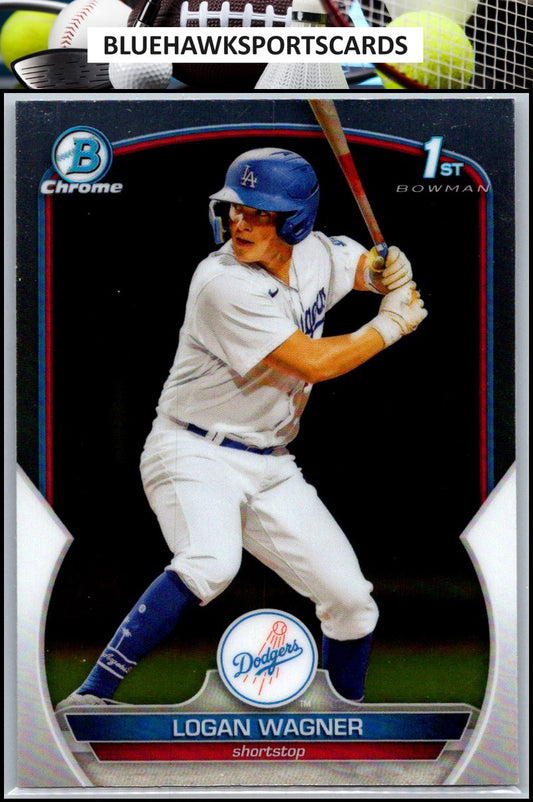 2023 Bowman #BCP-36 Logan Wagner Chrome Prospects