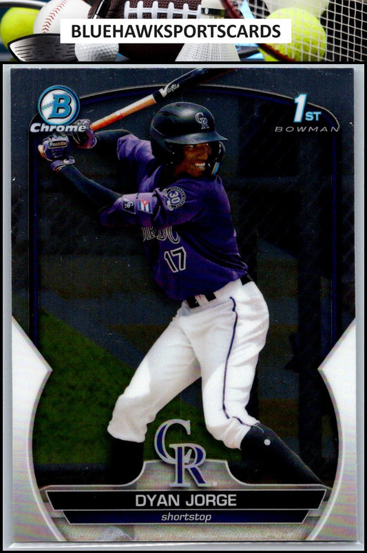 2023 Bowman #BCP-22 Dyan Jorge Chrome Prospects