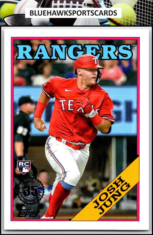 2023 Topps #T88-9 Josh Jung 1988 Topps Baseball 35th Anniversary (Series One)