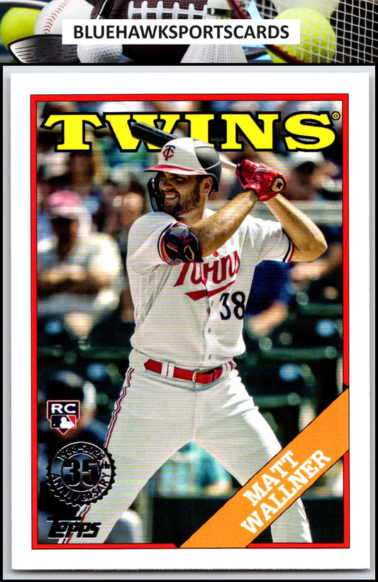 2023 Topps Update #88US-31 Matt Wallner 1988 Topps Baseball 35th Anniversary