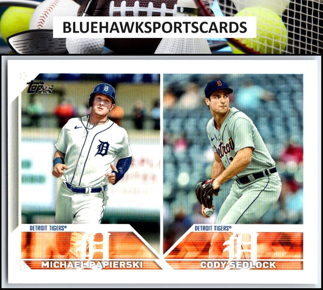 2023 Topps Update #US262 Michael Papierski / Cody Sedlock RCOM, RC