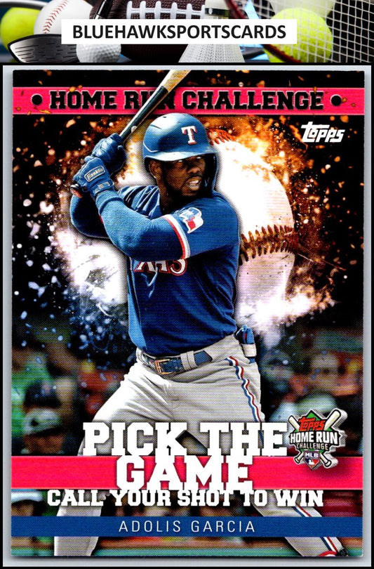 2022 Topps #HRC-26 Adolis Garcia Home Run Challenge Code Cards (Series One)