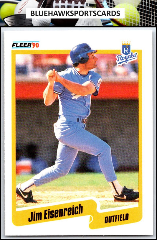 1990 Fleer #106b Jim Eisenreich