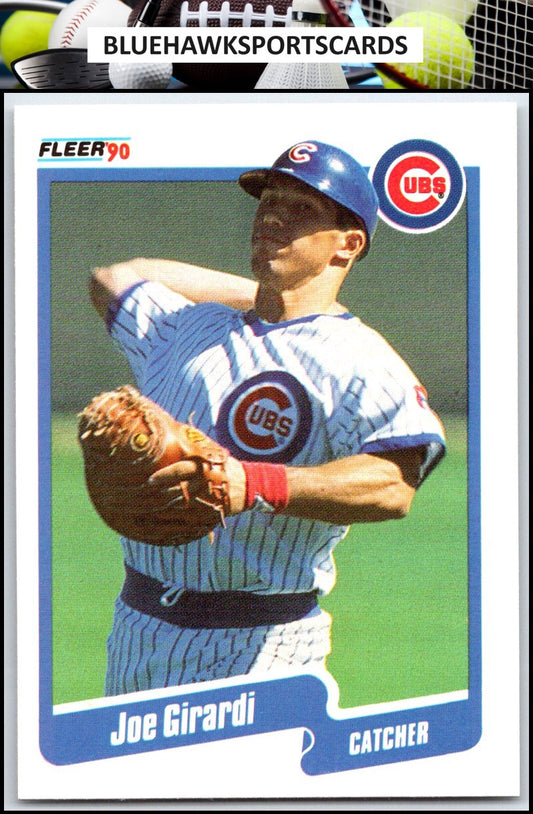 1990 Fleer #31b Joe Girardi
