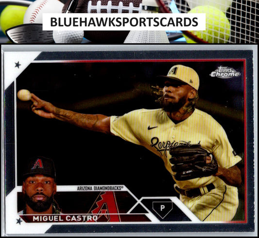 2023 Topps Chrome Update #USC57 Miguel Castro