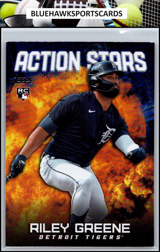 2023 Topps Update #AS-8 Riley Greene Action Stars