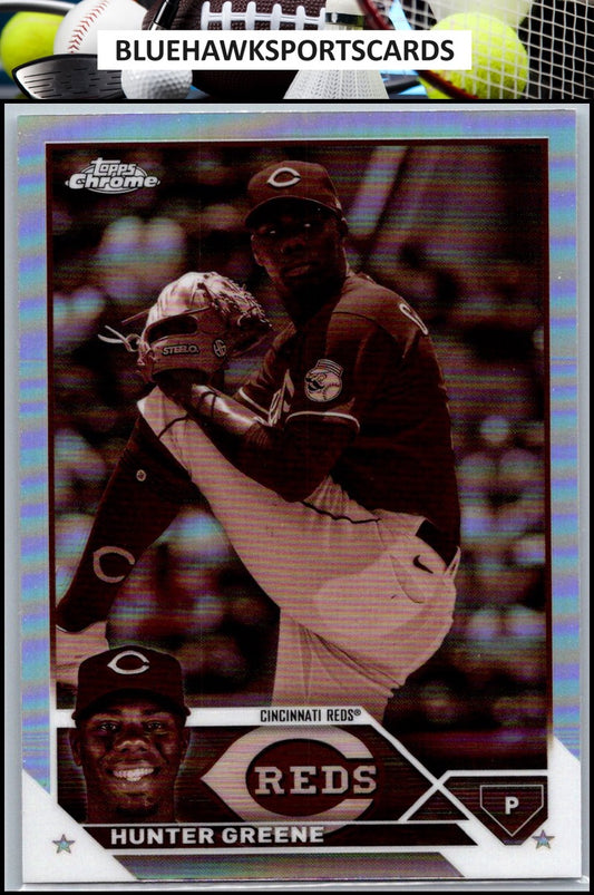 2023 Topps Chrome #40 Hunter Greene Sepia Refractors