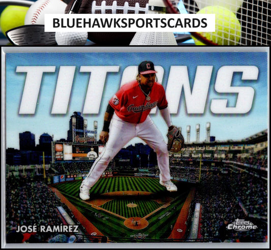 2023 Topps Chrome #CT-8 José Ramírez Titans