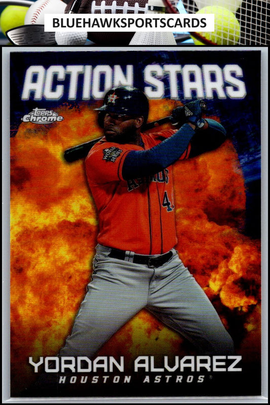 2023 Topps Chrome Update #ASC-9 Yordan Alvarez Action Stars