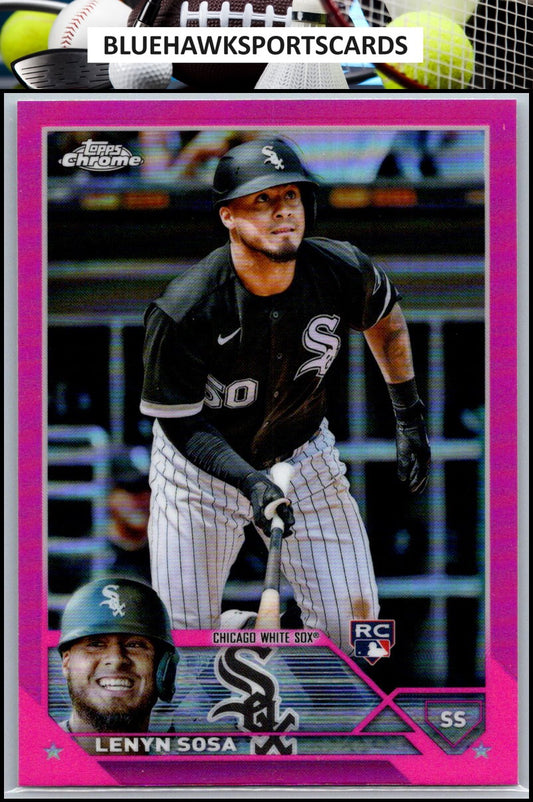 2023 Topps Chrome #114 Lenyn Sosa Pink Refractors