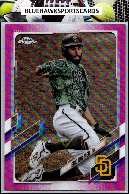 2021 Topps Chrome #112 Eric Hosmer Pink Refractor