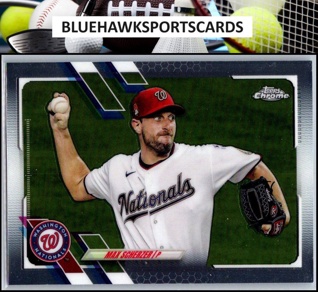 2021 Topps Chrome #33 Max Scherzer