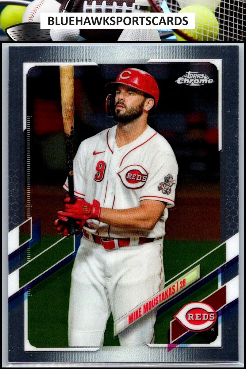 2021 Topps Chrome #57 Mike Moustakas