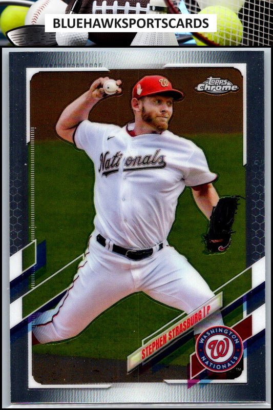 2021 Topps Chrome #176 Stephen Strasburg