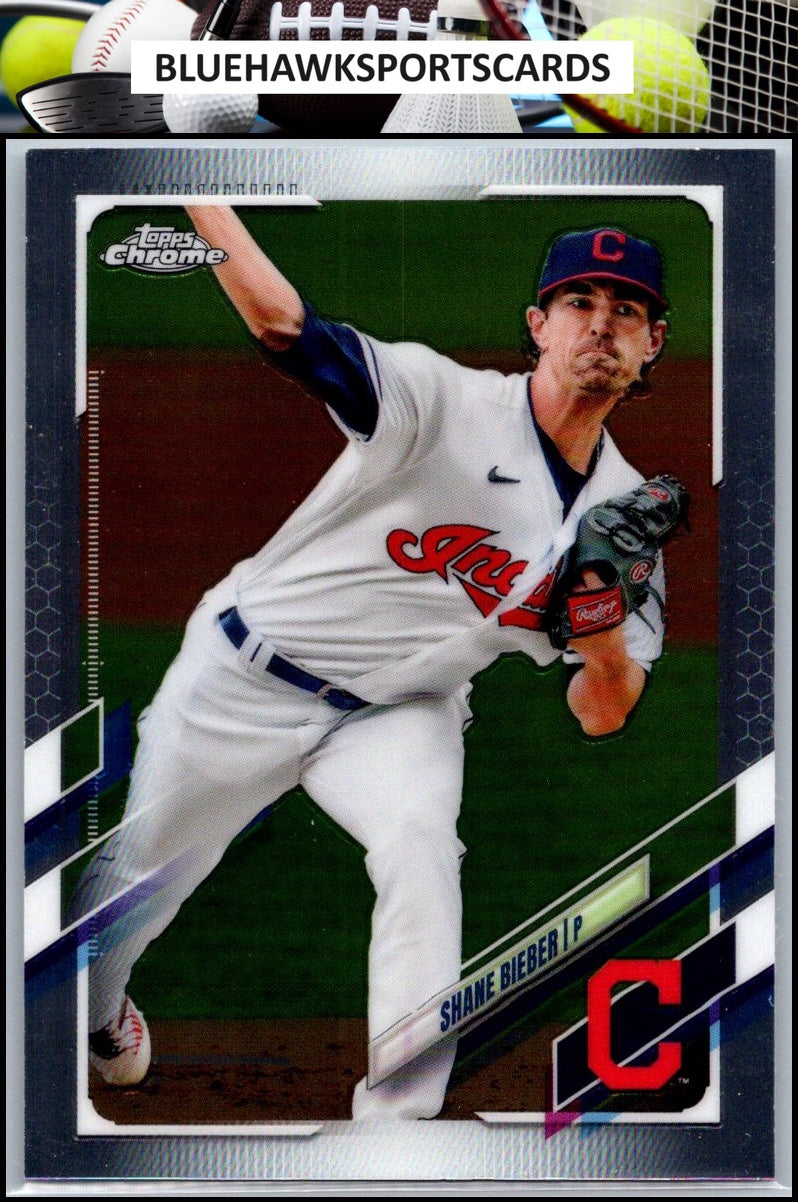 2021 Topps Chrome #198 Shane Bieber