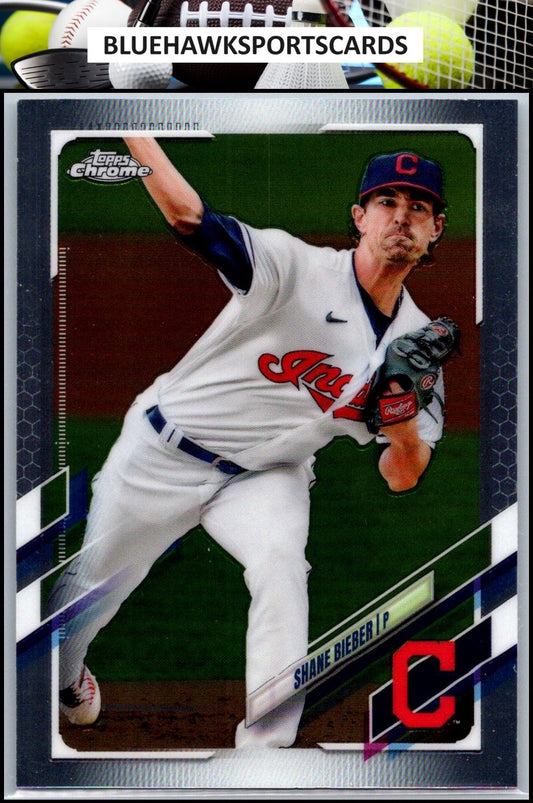 2021 Topps Chrome #198 Shane Bieber