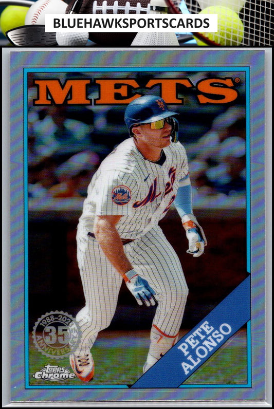 2023 Topps Chrome Update #88CU-4 Pete Alonso 1988 35th Anniversary