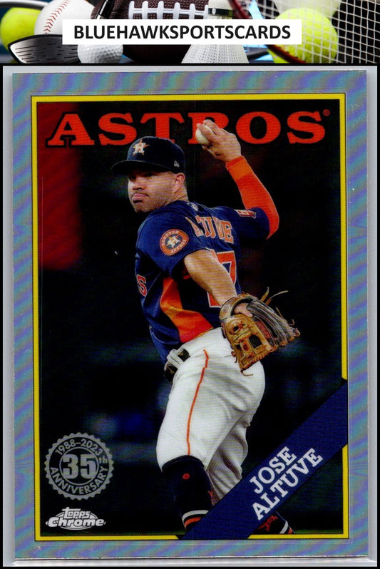 2023 Topps Chrome Update #88CU-13 Jose Altuve 1988 35th Anniversary