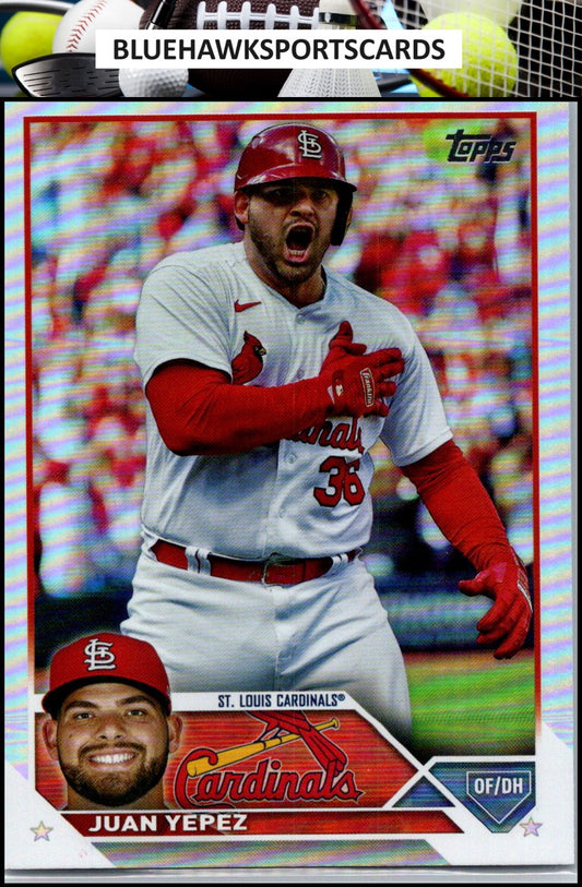 2023 Topps Chrome Update #USC138 Juan Yepez Refractor