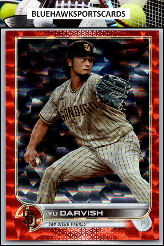 2022 Topps #309 Yu Darvish Orange Foilboard #/299