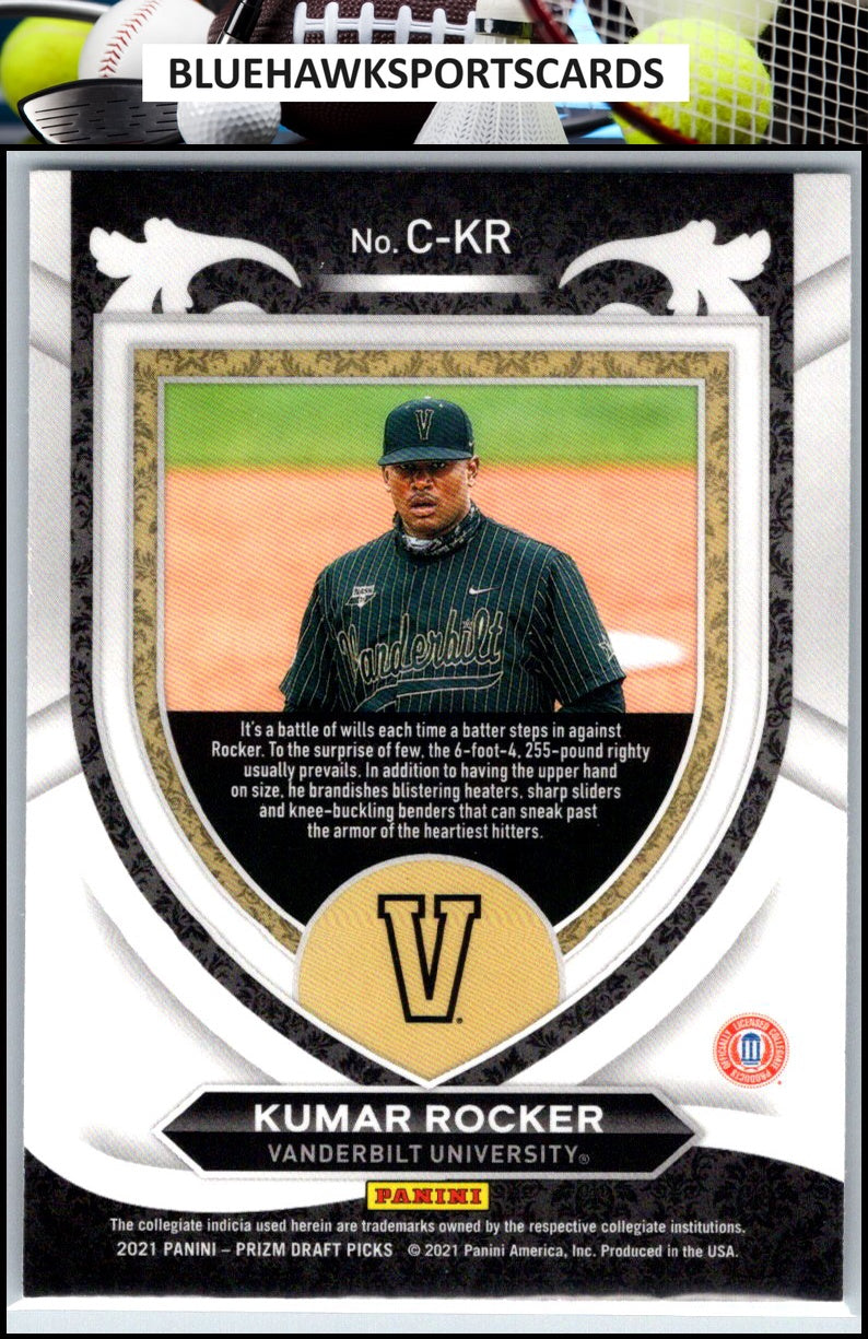 2021 Panini Prizm Draft Picks #C-KR Kumar Rocker Crusade Silver Prizm