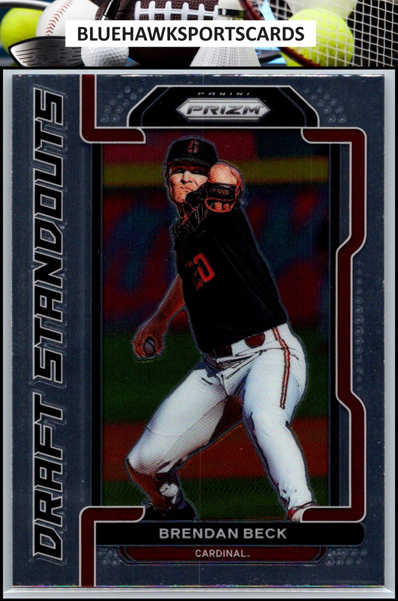 2021 Panini Prizm Draft Picks #DS-BB Brendan Beck Draft Standouts
