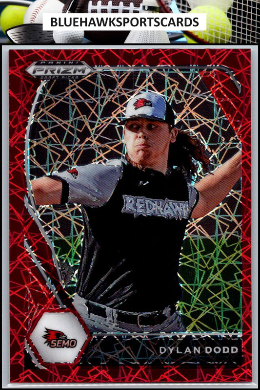 2021 Panini Prizm Draft Picks #PDP96 Dylan Dodd Red Velocity Prizm