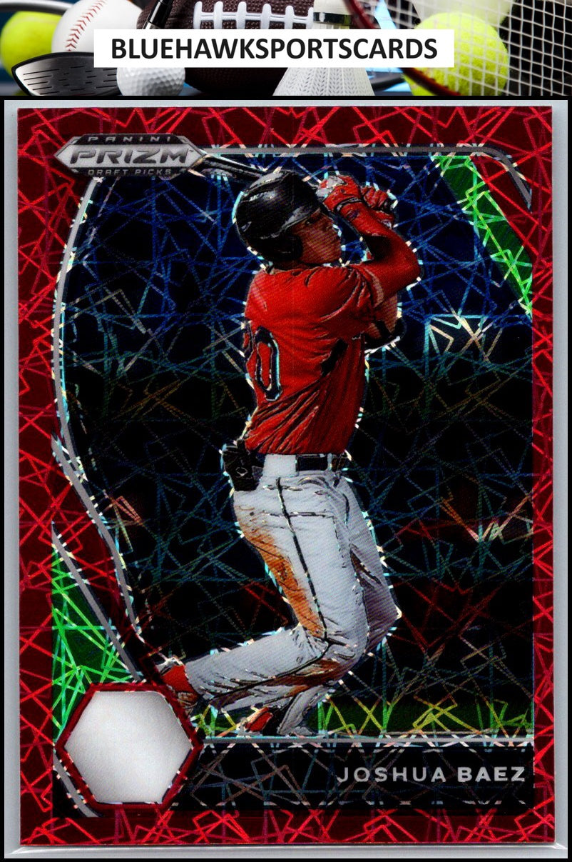 2021 Panini Prizm Draft Picks #PDP54 Joshua Baez Red Velocity Prizm