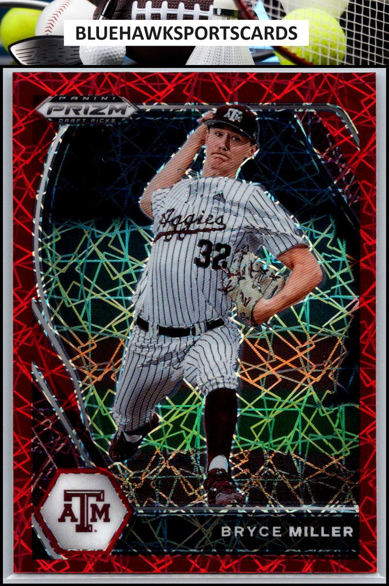 2021 Panini Prizm Draft Picks #PDP113 Bryce Miller Red Velocity Prizm