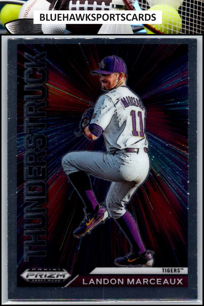 2021 Panini Prizm Draft Picks #T-LM Landon Marceaux Thunderstruck