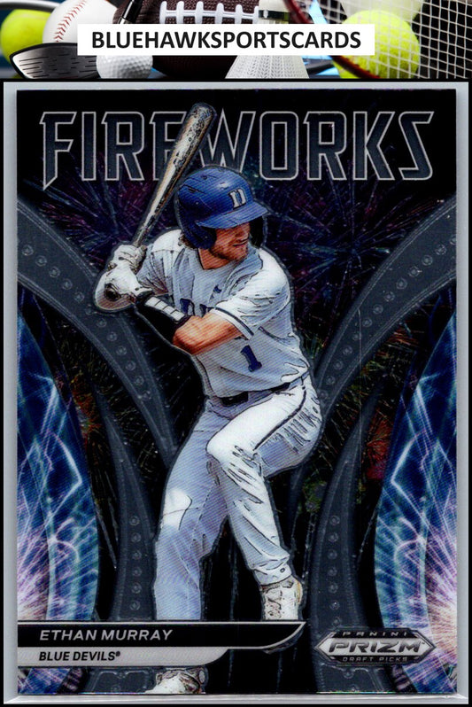 2021 Panini Prizm Draft Picks #F-EM Ethan Murray Fireworks