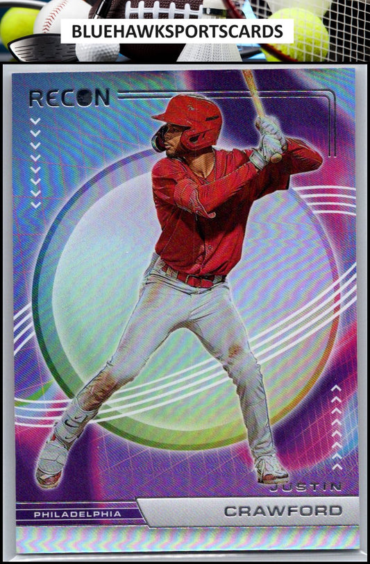 2023 Panini Chronicles #4 Justin Crawford Recon