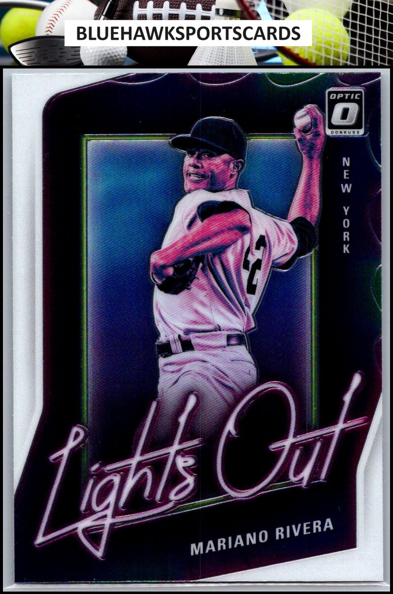2021 Donruss Optic #LO12 Mariano Rivera Lights Out