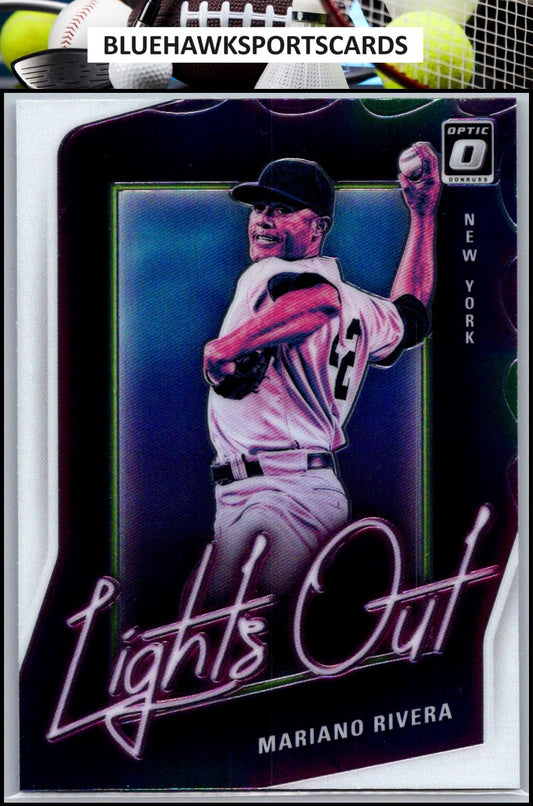 2021 Donruss Optic #LO12 Mariano Rivera Lights Out