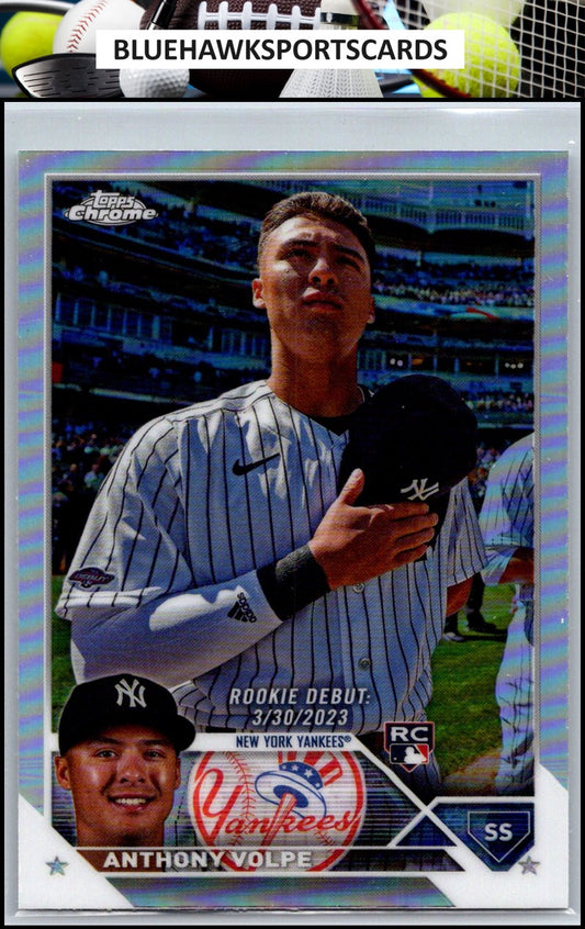 2023 Topps Chrome Update #USC35 Anthony Volpe Refractor