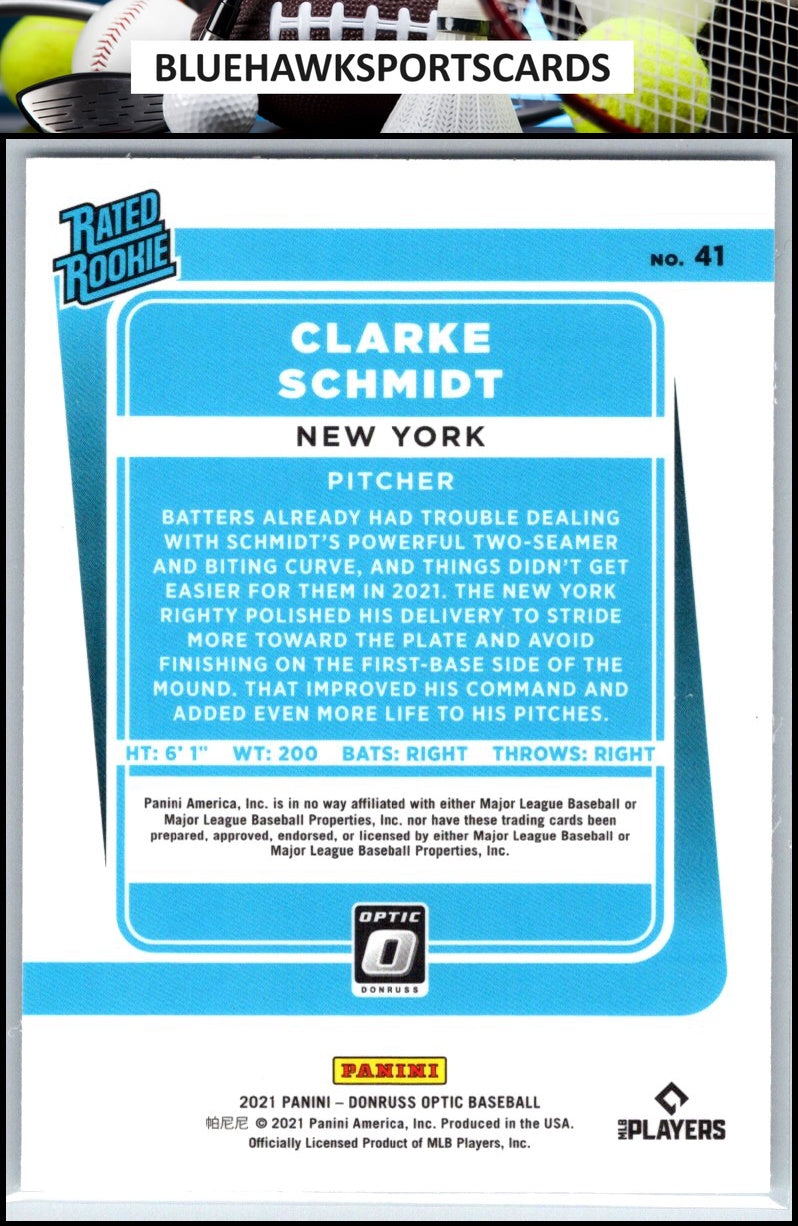 2021 Donruss Optic #41 Clarke Schmidt