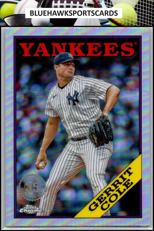 2023 Topps Chrome Update #88CU-6 Gerrit Cole 1988 35th Anniversary