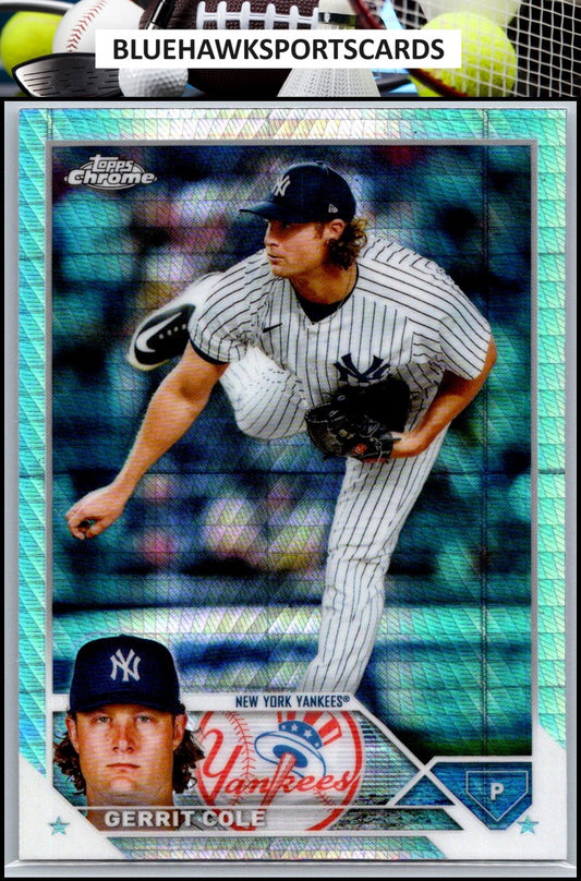 2023 Topps Chrome #213 Gerrit Cole Prism Refractors