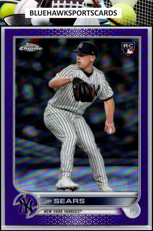 2022 Topps Chrome Update #USC110 JP Sears Purple Refractor