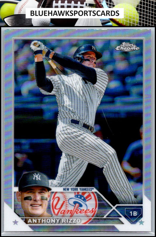 2023 Topps Chrome #191 Anthony Rizzo Refractors