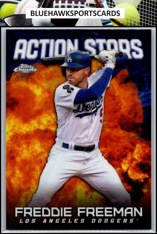 2023 Topps Chrome Update #ASC-10 Freddie Freeman Action Stars