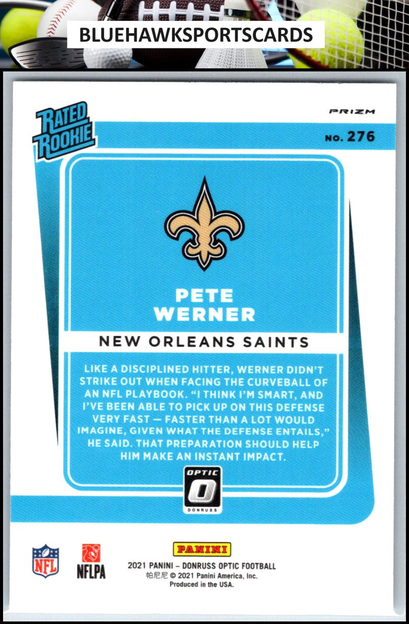 2021 Donruss Optic #276 Pete Werner Holo