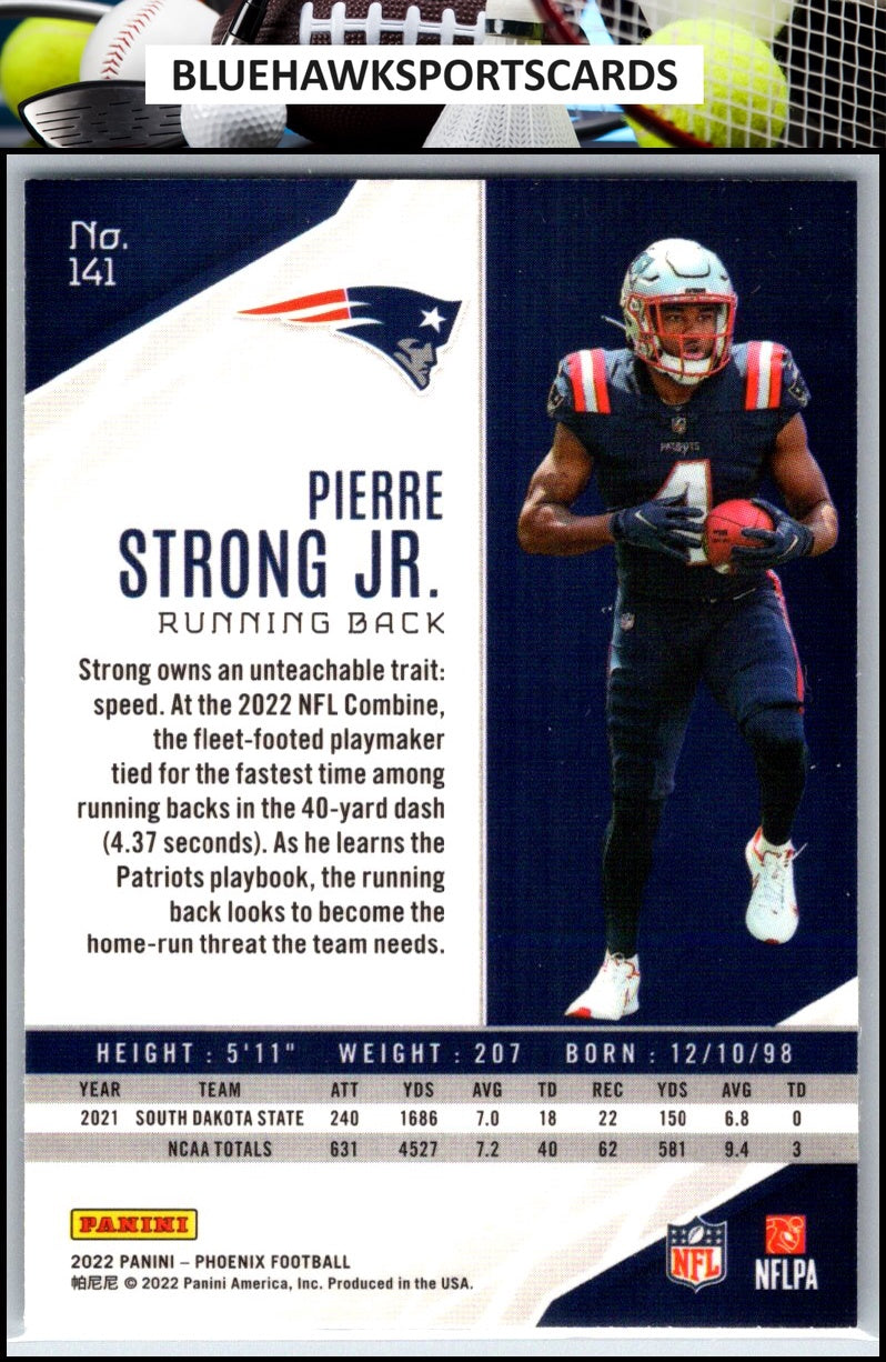 2022 Panini Phoenix #141 Pierre Strong Jr.