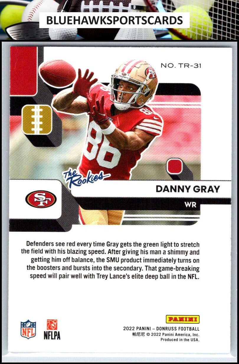 2022 Donruss #TR-31 Danny Gray The Rookies