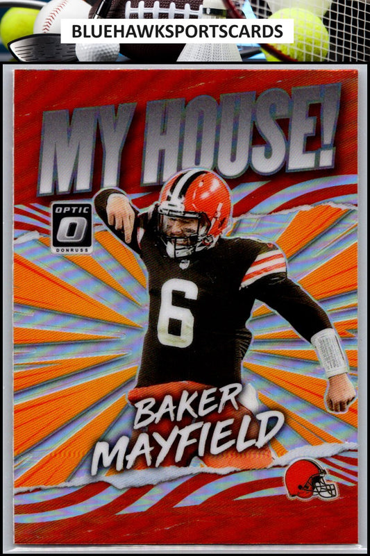 2021 Donruss Optic #MH-10 Baker Mayfield My House!